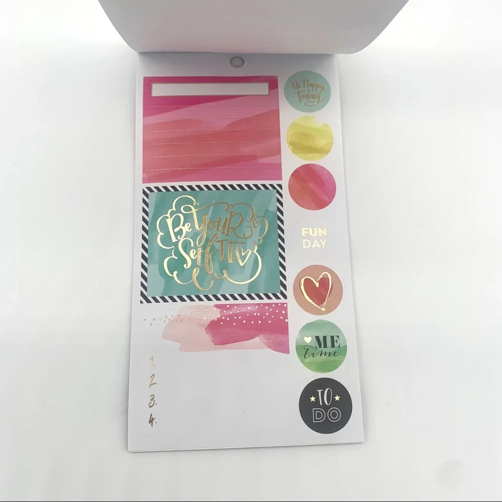 Happy Planner Water Colors Sticker Sheet Book